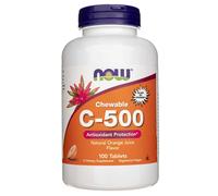 Now Foods Vitamina C-500 Naranja Masticable - 100 Tabletas