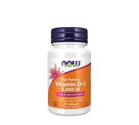 NOW Foods - Vitamina D-3, 5000 UI - 30 cápsulas blandas