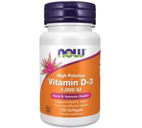 NOW Foods - Vitamina D3 4000 IU de NOW Foods (120 cápsulas blandas)