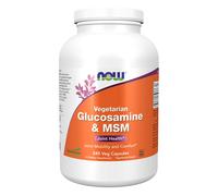 now - glucosamina & msm - 240 cápsulas vegetales