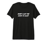 Now I Lay Me Down To Sleep | Prayer Rock Lyric Camiseta Premium