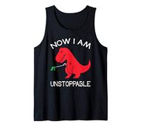 Now I'm Unstoppable - Funny T-Rex Dinosaur Camiseta sin Mangas