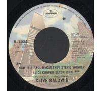 NOW IT'S PAUL MCCARTNEY STEVIE WONDER ALICE COOPER ELTO 7 INCH (7" VINYL 45) UK MERCURY 1975