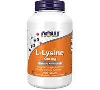 now - l-lisina 500 mg - 250 comprimidos