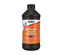 now - lecitina de girasol, líquida, 473 ml