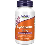 now - licopeno 10 mg - 120 cápsulas blandas