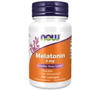 now - melatonina 3 mg, 180 pastillas masticables