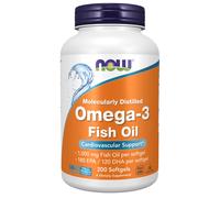now - omega-3 180 epa / 120 dha - 200 cápsulas blandas