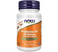 now - probiotic-10™ 25 mil millones - 30 cápsulas vegetales