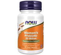 now - probiótico feminino 20 mil milhões - 50 cápsulas vegetais