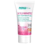 NOW Soluciones, Xyli-White, niños gel dentífrico, Bubblegum Splash - Foods