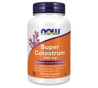 now - super calostro 500 mg - 90 cápsulas vegetales
