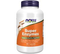 now - super enzimas - 180 cápsulas