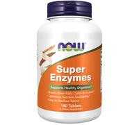 now - super enzimas - 180 comprimidos