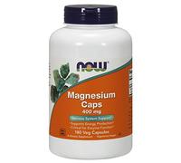 Now Foods Magnesio 400 mg - 180 Cápsulas Vegetales
