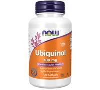 Now Foods Coenzima Q10 Ubiquinol 100 mg - 120 Cápsulas