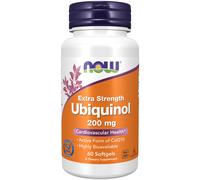 now - ubiquinol 200 mg - 60 cápsulas blandas