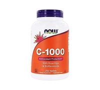 NOW Vitamin C-1,000 with Rose Hips & Bioflavonoids 250 Tablets