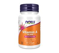 now - vitamina a 25.000 UI - 100 cápsulas blandas