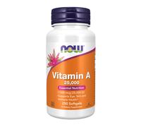now - vitamina a 25.000 ui - 250 cápsulas blandas