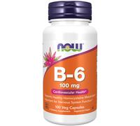 Now Foods Vitamina B-6 100 mg - 100 Cápsulas Vegetales