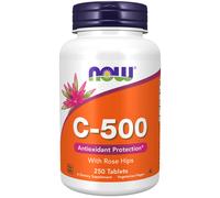now - vitamina c-500 - 250 comprimidos