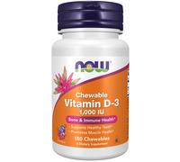 Vitamina D-3, 1000 IU (masticable) - 180 masticables