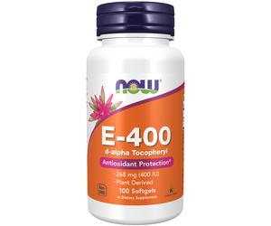 now - vitamina e-400 iu - 100 cápsulas blandas