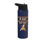 Now Watch Me Whip Now Watch Me Bake Bake Baker Cita Bailando Stainless Steel Insulated Water Bottle