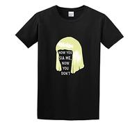 Now You SIA Me Now You Don't Street Concise Funny Long Sleeves Pure Cotton T-Shirt Black XL