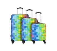 NOWI Santa Cruz 4 ruedas Set de maletas 3 piezas multicolor