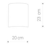 Nowodvorski Lighting Aplique de pared Alice, blanco