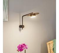 Nowodvorski Lighting Aplique de pared Disk con elemento de madera