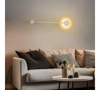 Nowodvorski Lighting Aplique de pared Orbit I 40, blanco, 1 luz