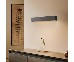 Nowodvorski Lighting Aplique de pared Straight S, 62 cm, negro