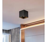 Nowodvorski Lighting Downlight Groove, angular, 1 luz, negro