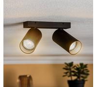 Nowodvorski Lighting Downlight Mono II negro/interior dorado 2 luces