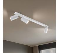 Nowodvorski Lighting Downlight Mono III, 3 luces, blanco, 84 cm de largo, GU10