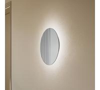 Nowodvorski Lighting Espejo LED Ring M, Ø 29 cm, cristal, blanco cálido