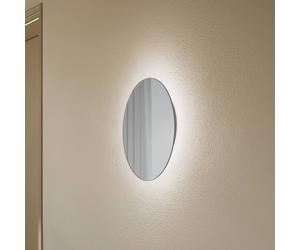 Nowodvorski Lighting Espejo LED Ring M, Ø 29 cm, cristal, blanco cálido
