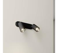 Nowodvorski Lighting Foco de pared Eye Spot 2 luces, negro