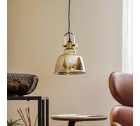 Nowodvorski Lighting Lámpara colgante Amalfi, plateada, Ø 20 cm