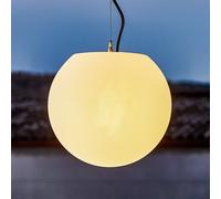 Nowodvorski Lighting Lámpara colgante exterior Cumulus, Ø 30 cm, blanca, plástico, IP65, E27