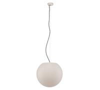 Nowodvorski Lighting Lámpara colgante exterior Cumulus, Ø 45 cm, blanca, plástico, IP65, E27