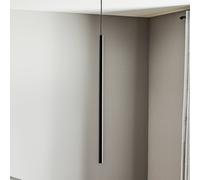 Nowodvorski Lighting Lámpara colgante Laser, 1 luz, negro, pantalla 75 cm