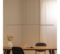 Nowodvorski Lighting Lámpara colgante LED BAR, verde oliva, longitud 150 cm, metal, 32 W