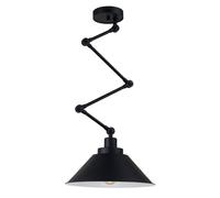 Nowodvorski Lighting Lámpara colgante Pantograph con suspensión articulada, negro