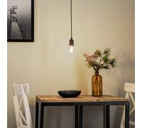 Nowodvorski Lighting Lámpara colgante Silicone solo con portalámpara, negro