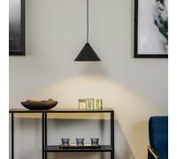 Nowodvorski Lighting Lámpara colgante Zenith S con pantalla metálica en negro