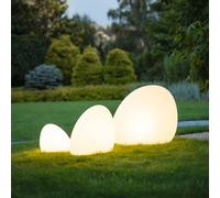 Nowodvorski Lighting Lámpara de exterior Stone L, 80 x 65 cm, blanca, plástico, IP44